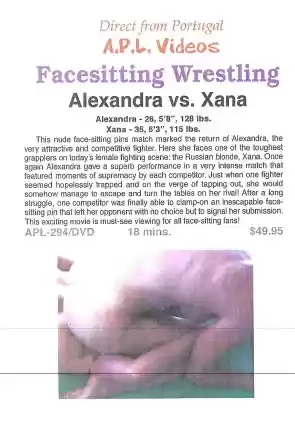 Facesitting Wrestling - Alexandra vs. Xana